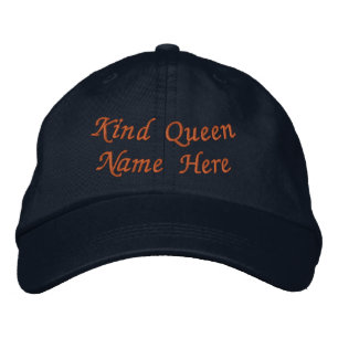 Kind Queen Custom Text Rule with Grace in Style Embroidered Baseball Cap