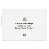 Kind Remembrances and Good Wishes Card (Back Horizontal)