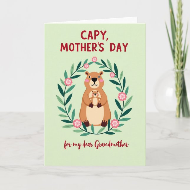 Kind Rodent Mothers Day Card (Front)