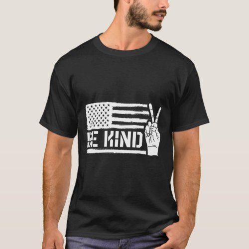 Kind Sign Language Asl Teacher Gift Deaf Awareness T_Shirt