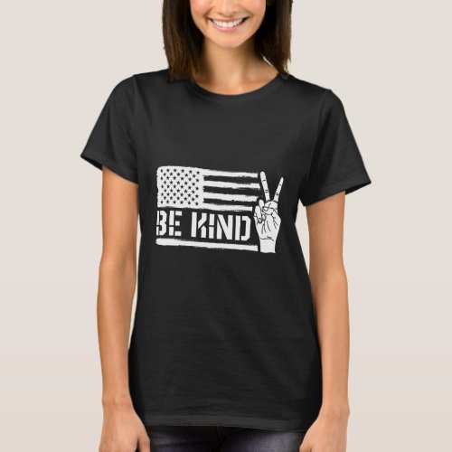 Kind Sign Language Asl Teacher Gift Deaf Awareness T_Shirt