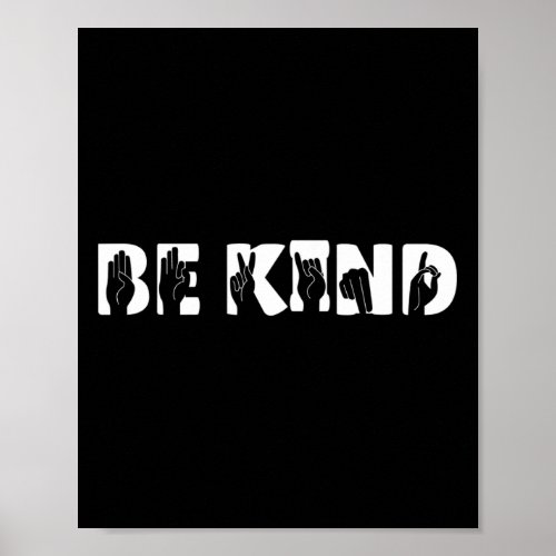 Kind Sign Language Deaf Awareness Kindness Support