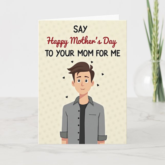 Kind Son Mothers Day Art Card (Front)