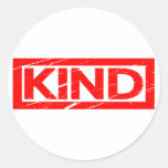 Kind Stamp Classic Round Sticker