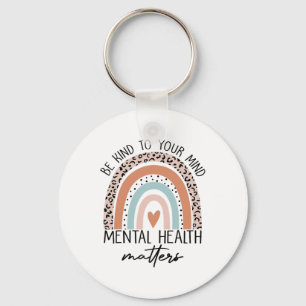 Kind To Your Mind Mental Health Problems Awareness Keychain