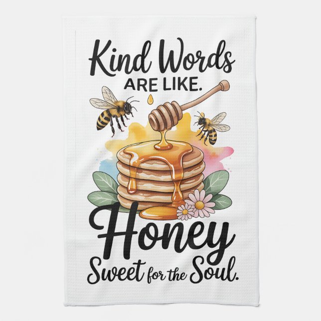 Kind Words Are like Kitchen Towel (Vertical)