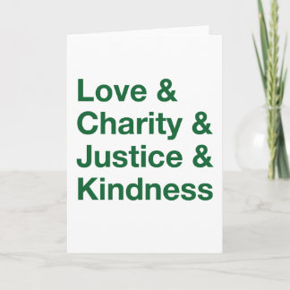 Kind Words Holiday Card (Green)