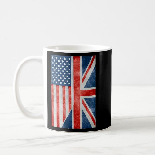 Kinda American Kinda British Im Both Us Uk Flag F Coffee Mug