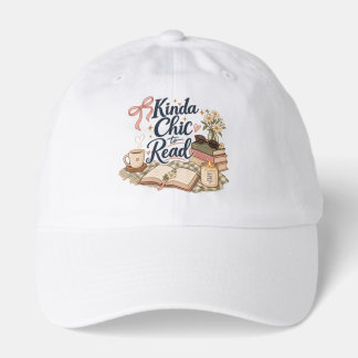 Kinda Chic to Read Book Lover Aesthetic | Cozy Rea Hat