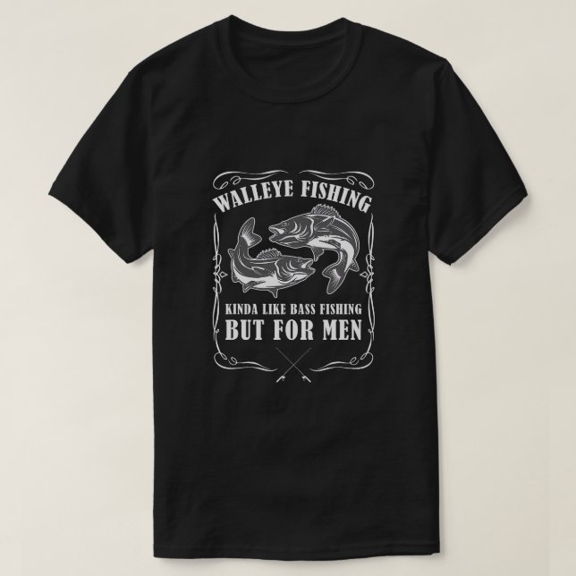 KINDA LIKE BASS FISHING T-Shirt (Design Front)