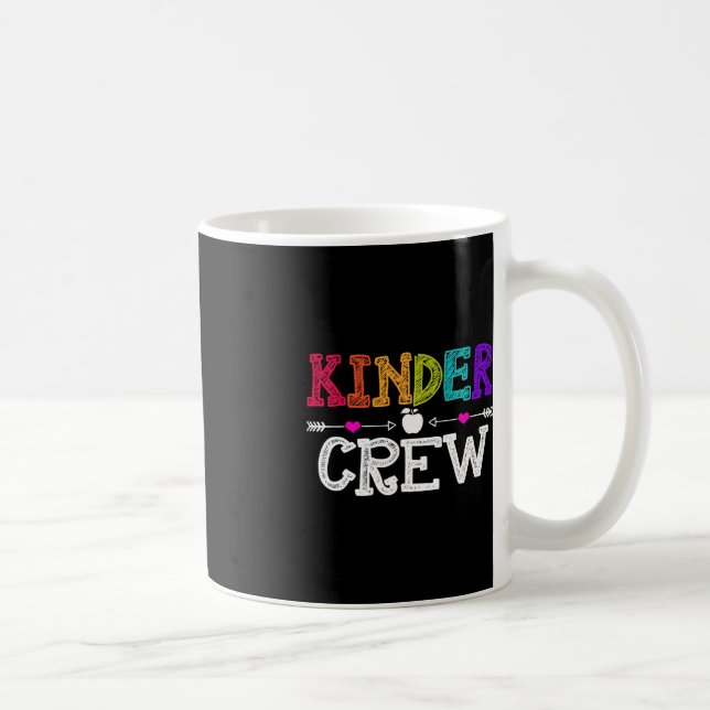 Kinder Crew Back To School Kindergarten Teacher St Coffee Mug (Right)