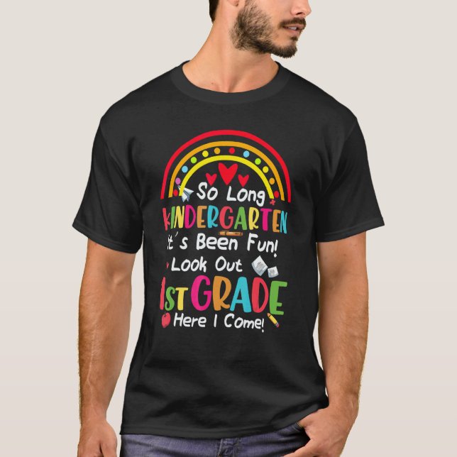 Kinder Crew  Kindergarten Teacher 1st Day Of Schoo T-Shirt (Front)