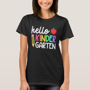 Kinder  Kindergarten Team Back To School Teacher K T-Shirt