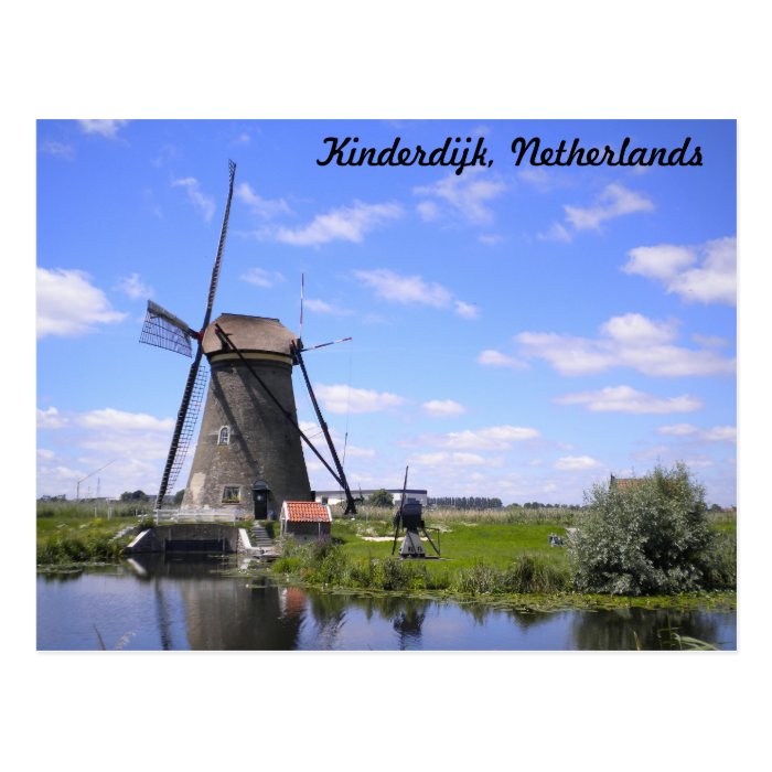 Kinderdijk Holland photo Post Card