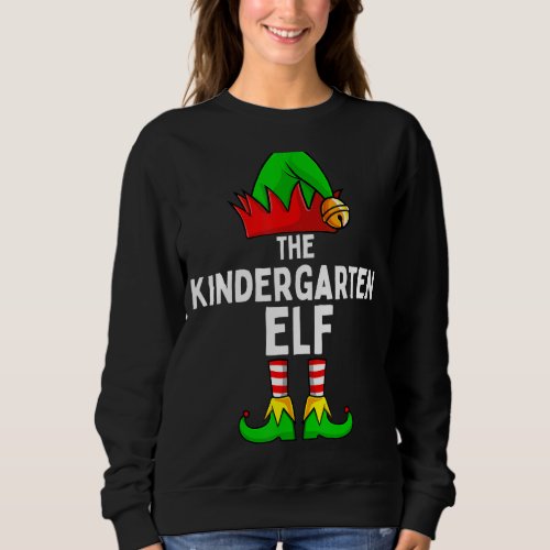 Kinderg En Elf Matching Family Christmas Kids Girl Sweatshirt