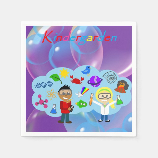 Kindergarden Paper Napkins (Front)