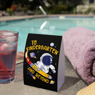 Kindergarten And Beyond Astronaut Back To School Paper Table Tent
