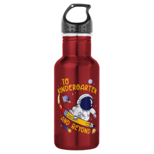 Kindergarten And Beyond Astronaut Back To School Stainless Steel Water Bottle