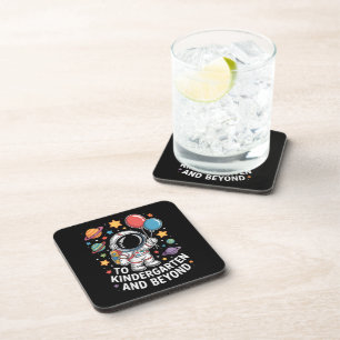 kindergarten and beyond astronaut space beverage coaster
