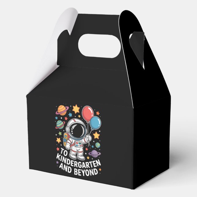kindergarten and beyond astronaut space favor boxes (Front)