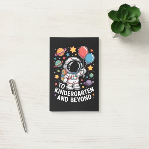Kindergarten And Beyond Astronaut Space Post-it Notes