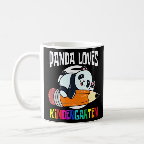 Kindergarten Appreciation Baby Panda Loves Kinderg Coffee Mug