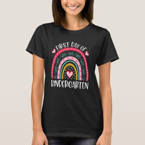 Kindergarten Back To School Happy First Day Of Kin T-Shirt