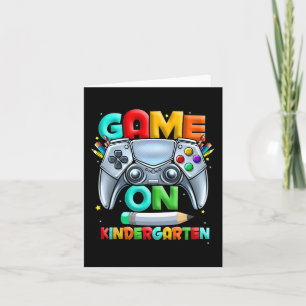 Kindergarten Back To School Kids Level Kindergarte Card