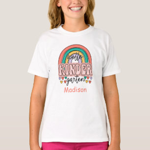 Kindergarten Back to School Rainbow Personalized  T-Shirt