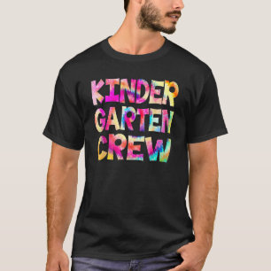 Kindergarten Crew Kinder For Teacher Women Kids Ti T-Shirt
