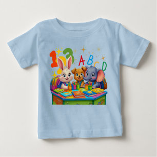 Kindergarten Cuties – ABC Animal Friends Toddler  Baby T-Shirt