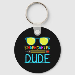 Kindergarten Dude Fun First Day Ck To School Stude Keychain