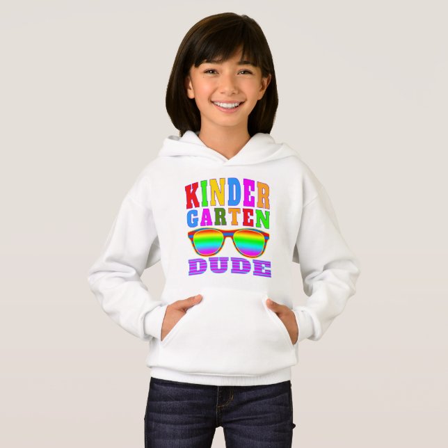 kindergarten dude  hoodie (Front Full)