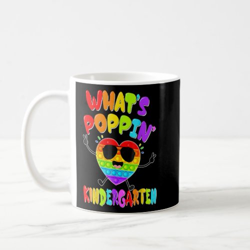 Kindergarten First Day Of School Pop It Push It Fi Coffee Mug