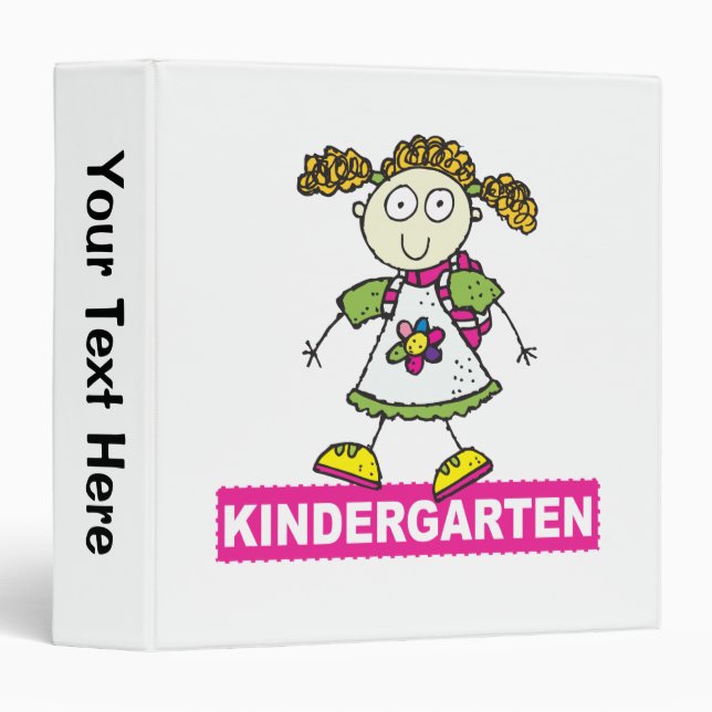 Kindergarten Girl Binder (Front/Spine)