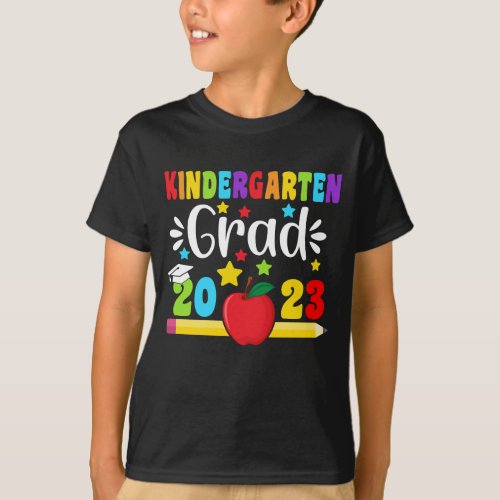 Kindergarten grad 2023 _ Kids School Grad T_Shirt