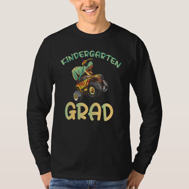Kindergarten Grad Dinosaur T-Shirt (Front)