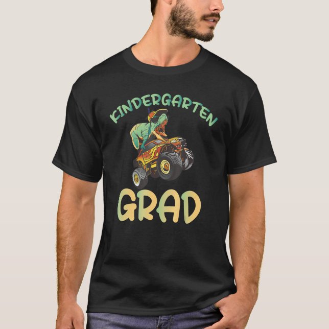 Kindergarten Grad Dinosaur T-Shirt (Front)