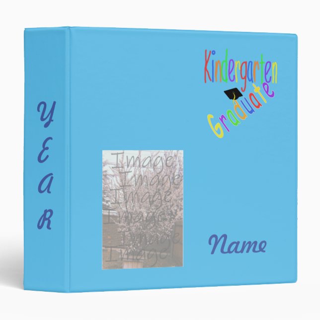 Kindergarten Graduate Binder (Front/Spine)