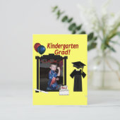 Kindergarten Graduate Invitation add Photo text (Standing Front)