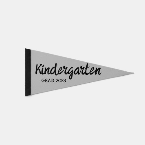 Kindergarten Graduate Pennant Flag