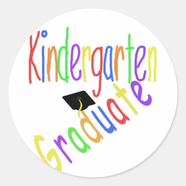 Kindergarten Graduate Stickers (Front)