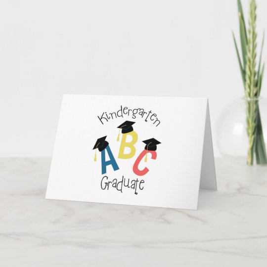Kindergarten Graduation Card | Zazzle.com