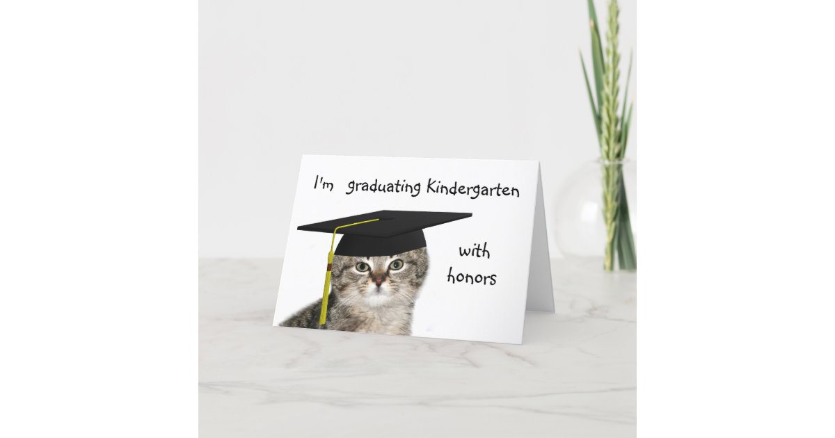 kindergarten graduation card zazzlecom