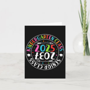 Kindergarten Graduation Cl Of 2025 Senior Cl Of 20 Card