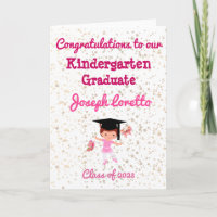 Kindergarten Graduation Congratulations Ballerina