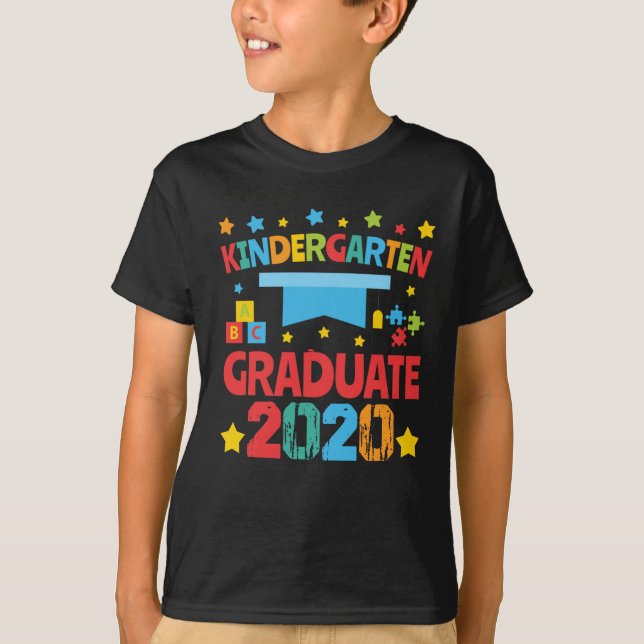 Kindergarten Graduation Cute - Graduate T-Shirt (Front)