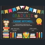 Kindergarten Graduation Diploma Certificate<br><div class="desc">Kindergarten Graduation Diploma Certificate</div>