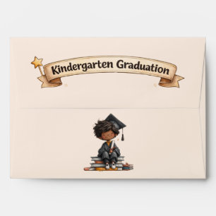 Kindergarten Graduation Envelope with Star Lining