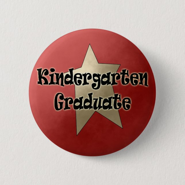 Kindergarten Graduation Gifts Button (Front)
